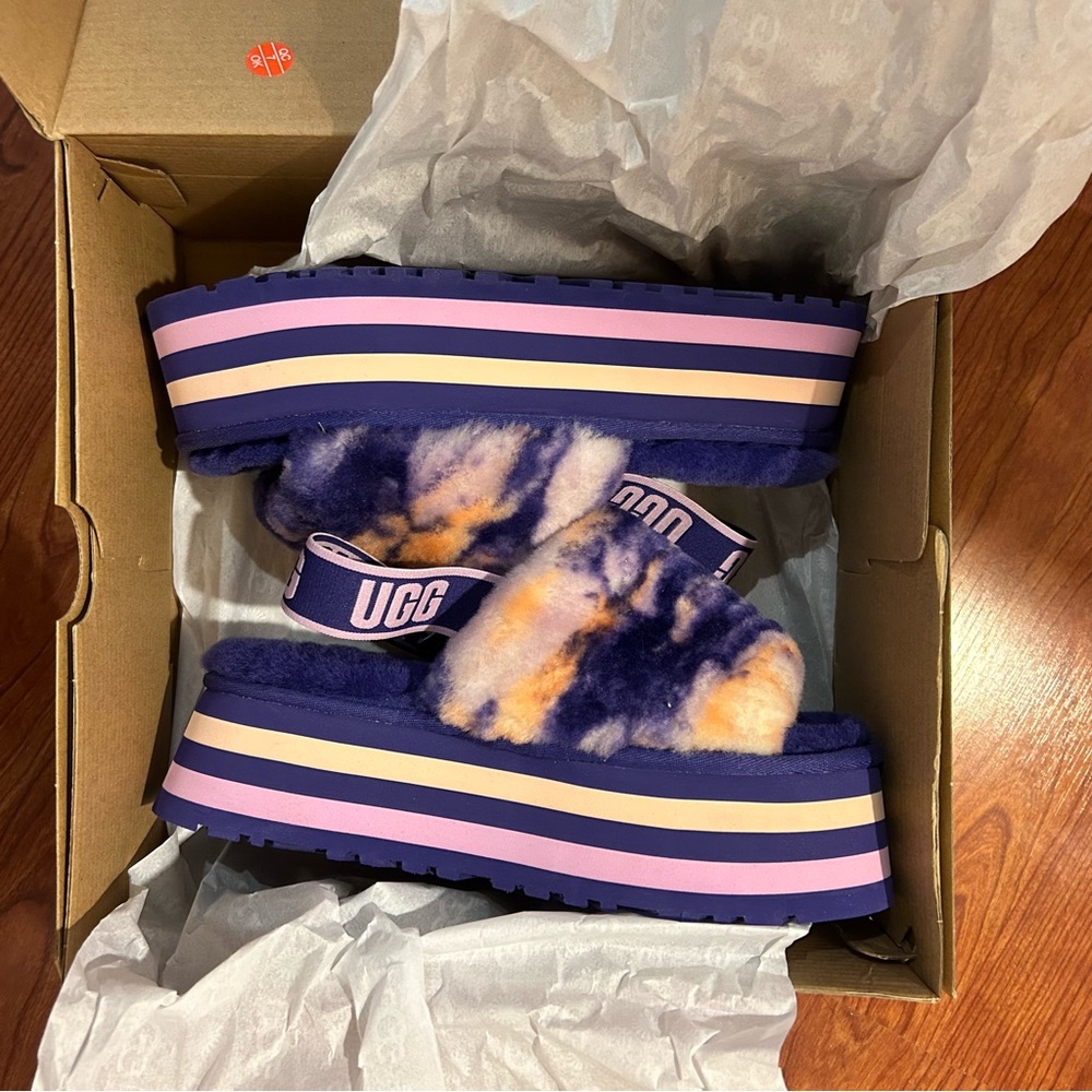 Ugg Women’s Disco Marble Slide in Violet Night - Brand New / Never Worn!
